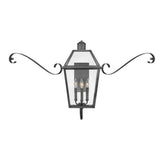 Nouvelle Wall Mount Lantern with Scrollwork