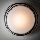 Nova LED Flush Mount Large detail in Oil Rubbed Bronze, by Hubbardton Forge