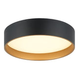 Novalee Flush Mount 15 Inch Matte Black