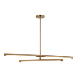 Novelle Pendant 30 Inch Aged Gold Brass