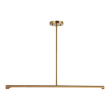 Novelle Pendant 33 Inch Aged Gold Brass