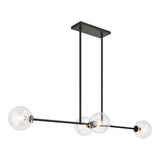 Novo Linear Pendant Black Clear