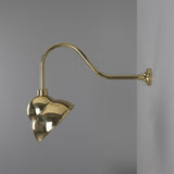 Novo Outdoor Sign Light - Polished Brass