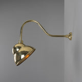 Novo Outdoor Sign Light - Polished Brass