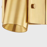 Nowra Wall Sconce Aged Brass Hudson Valley Detailed View