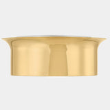 Noxon Flush Mount 13.75 Inch Aged Brass By Hudson Valley - Front View