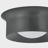 Noxon Flush Mount 13.75 Inch Distressed Bronze By Hudson Valley - Detailed View