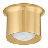 Noxon Flush Mount 7 Inch Aged Brass By Hudson Valley