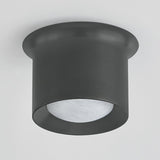 Noxon Flush Mount 7 Inch Distressed Bronze By Hudson Valley - Side View