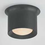 Noxon Flush Mount 7 Inch Distressed Bronze By Hudson Valley - With Light