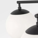 Nube Five Light Chandelier Midnight Black By Generation Lighting - Detailed View2