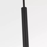 Nube One Light Pendant Midnight Black By Generation Lighting - Detailed View2
