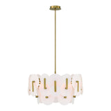 Nuvola LED Chandelier Gold By Eurofase