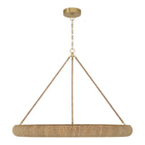 Oakley 48'' Integrated LED Soft Gold Chandelier by Crystorama