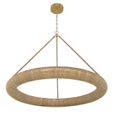Oakley 48'' Integrated LED Soft Gold Chandelier by Crystorama