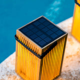 Okinawa Solar Lantern - solar panel detail