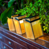 Okinawa Solar Lantern - a row of lanterns