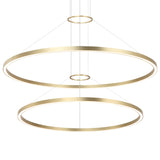 O Hara 2 Tier Suspension Medium Brushed Gold By Matteo