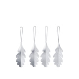 Oak Leaf Ornaments - Silver