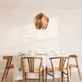Oak Platzen Pendant Light by Traum in Dining Room