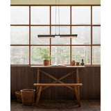 Oatmeal Flo PL2 Linear Suspension by Seed Design in Study Room
