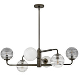 Oberon Adjustable Chandelier Black Oxide By Frederic Ramond 3