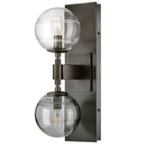 Oberon Wall Sconce Black Oxide By Frederic Ramond Side View