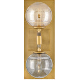Oberon Wall Sconce Heritage Brass By Frederic Ramond Front View2