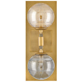 Oberon Wall Sconce Heritage Brass By Frederic Ramond Front View