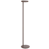 Oblique Floor Lamp USB Mobile Charger Matt Brown By Flos