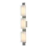 Oceanus Vanity Light 3 Light in Sterling by Hubbardton Forge