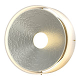 Oculus Wall Sconce in Vintage Platinum by Hubbardton Forge