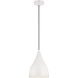 Oden Pendant — 9", Matte White, Matte White