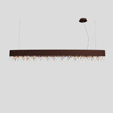 Ola S6 OV 160 Chandelier By Masiero, Finish: Matt Bronze Frame Warm Pendants, , | Casa Di Luce Lighting