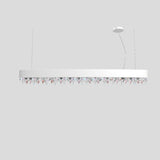 Ola S6 OV 160 Chandelier By Masiero, Finish: Matt White Frame Cold Pendants, , | Casa Di Luce Lighting