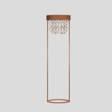 Ola STL2 Floor Lamp By Masiero, Finish: Copper Leaf Frame Copper Pendants, , | Casa Di Luce Lighting