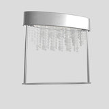 Ola TL2 Table Lamp By Masiero, Finish: Silver Leaf Frame Transparent Pendants, , | Casa Di Luce Lighting