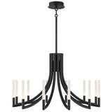 Olette Chandelier 12 Lights Black By Eurofase