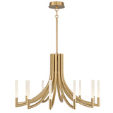 Olette Chandelier 12 Lights Gold By Eurofase - Side View1