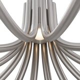 Olette Chandelier 12 Lights Nickel By Eurofase - Detailed View1
