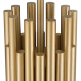 Olette Chandelier 12 Lights Gold By Eurofase - Detailed View1