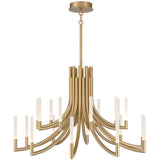 Olette Chandelier 12 Lights Gold By Eurofase