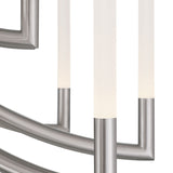Olette Chandelier 20 Lights Nickel By Eurofase - Detailed View