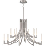 Olette Chandelier 20 Lights Nickel By Eurofase
