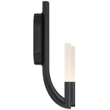 Olette Wall Sconce Black By Eurofase - Side View1