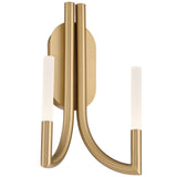 Olette Wall Sconce Gold By Eurofase - Side View