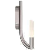 Olette Wall Sconce Nickel By Eurofase - Side View1