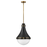 Oliver Medium Pendant - Black - by Hinkley