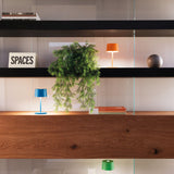 Olivia Pro Mini Portable Lamp Orange By Zafferano Lifestyle View