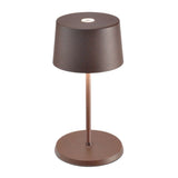 Olivia Pro Mini Portable Lamp Rust By Zafferano